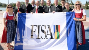 Ottensheimer Delegation übernimmt FISA-Flagge in Bulgarien