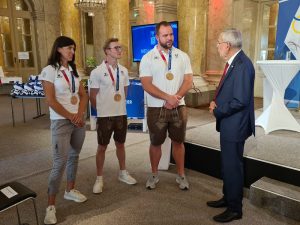 Olympia-Medaillengewinner in der Hofburg empfangen