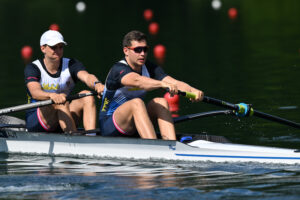 Finale Olympia-Qualifikationsregatta: Zweier ohne im Semifinale A/B