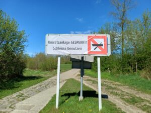 Sperre Umsetzanlage Wallsee