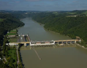 Sperre Kraftwerk Aschach